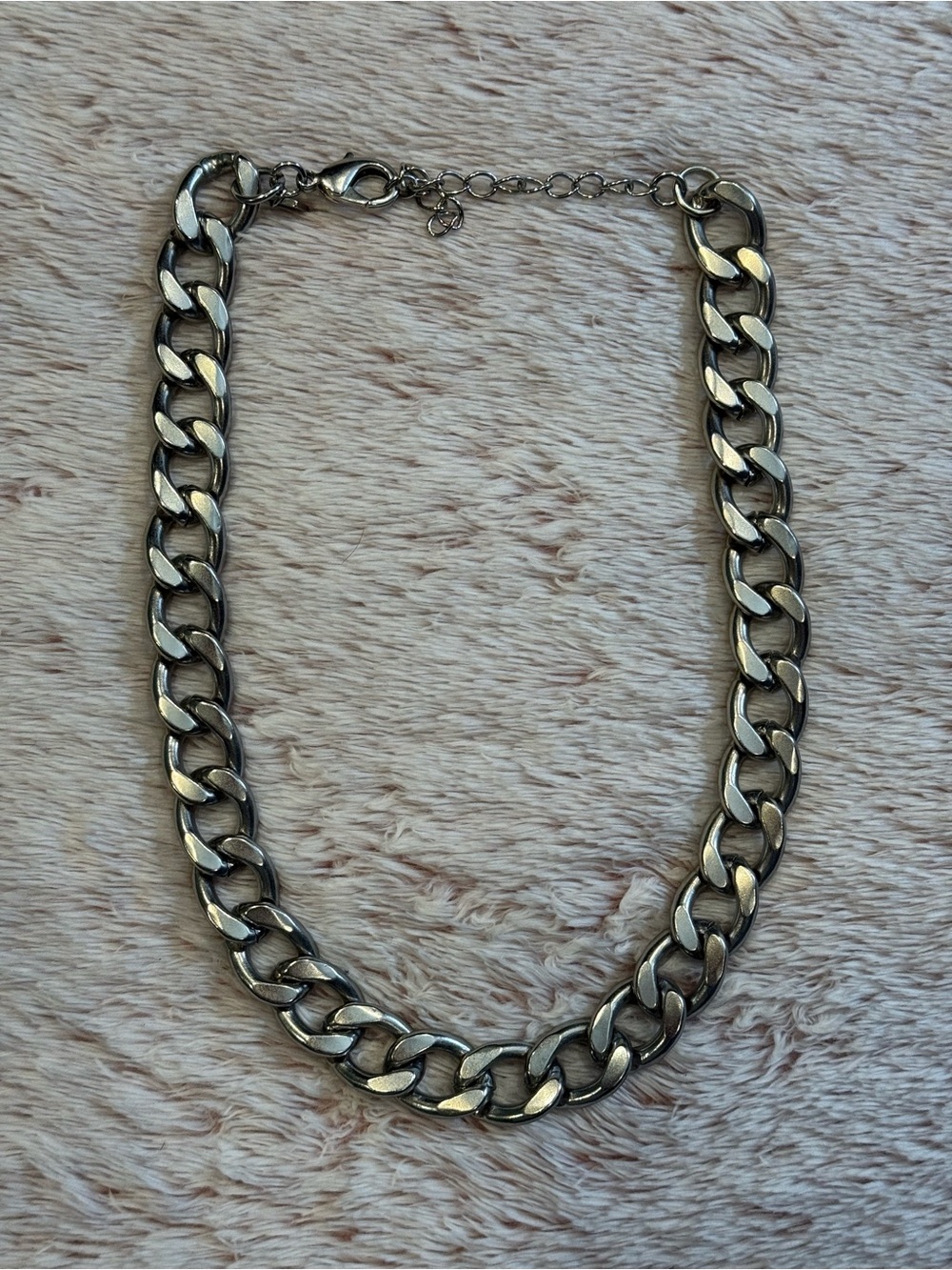 Banana Republic Silver-Tone Chunky Chain Necklace